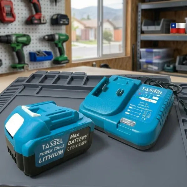 Batería Litio Con Cargador Herramientas