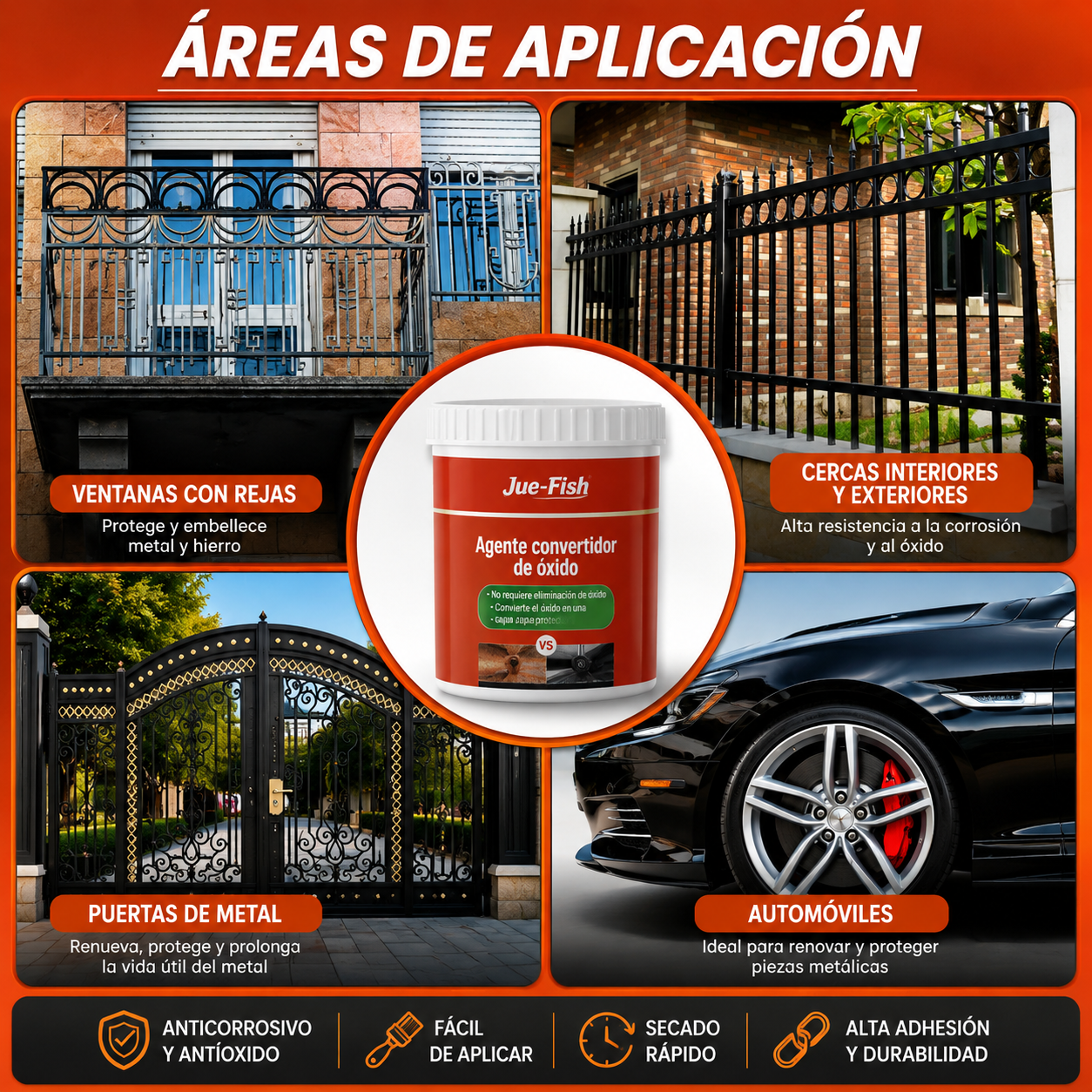 Pintura Negra Antióxido 300 Gramos