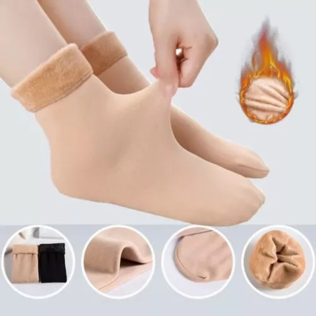 Pack 12 Calcetines Térmico Suaves Mujer